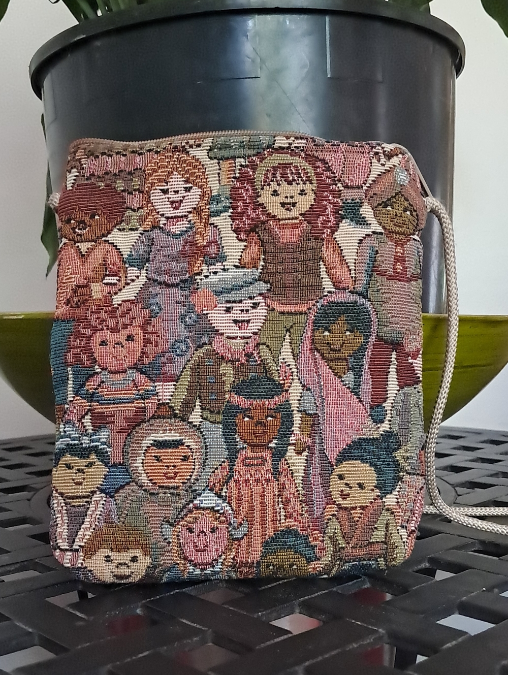 Vintage Children Of The World Pouch/crossbody Purse